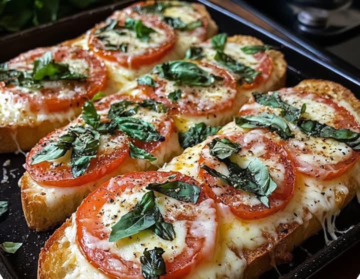 Tomate Basilikum Knoblauch Brot - kuchenrezepte