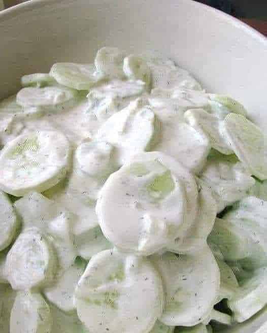 Cremiger Gurkensalat Rezept – kuchenrezepte